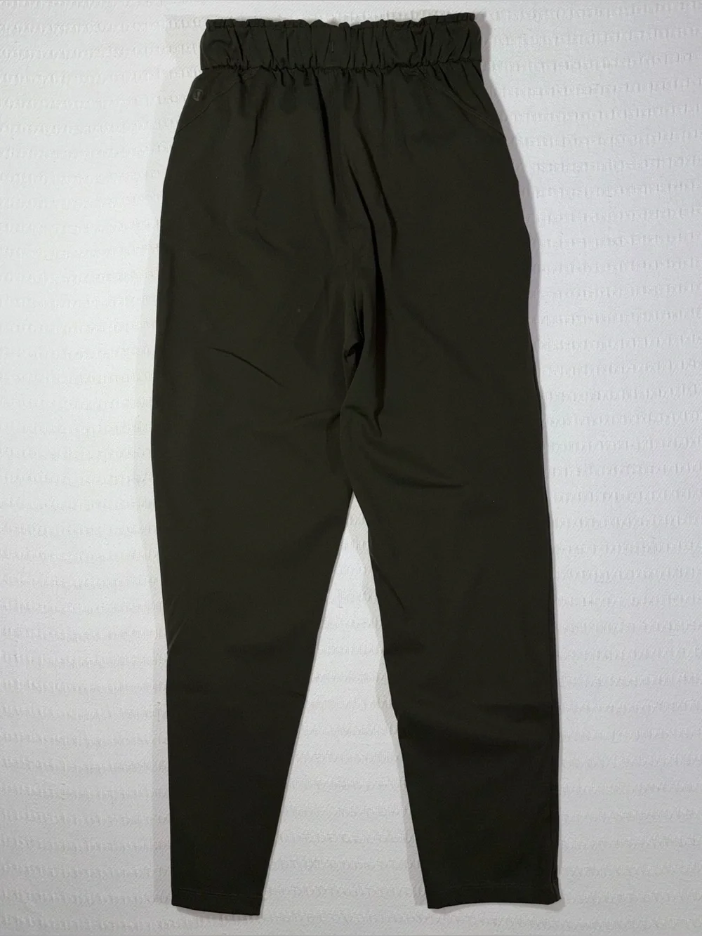 Lululemon Keep Moving Pant 7/8 High Rise Trouser Size 4 Athleisure Olive Green - Picture 2 of 6